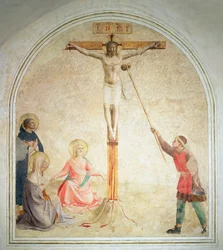 La Crocifissione con il Portatore di Spugna, 1442